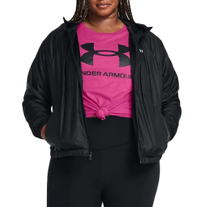 Women's Under Armour SportStyle Windbreaker 1X Black