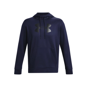 Men's Under Armour Armour Fleece Big Logo Hoodie Small Navy