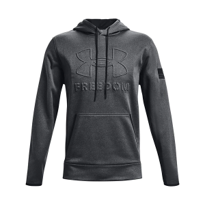 Men's Under Armour Freedom Emboss Graphic Hoodie Small Carbon Black / / None