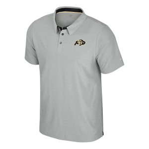 Colorado Buffaloes Colosseum Atomic Polo Medium Ash