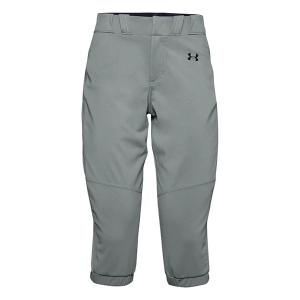 Women's Under Armour Vanish Softball Pants Large Grey Heather/Black Short