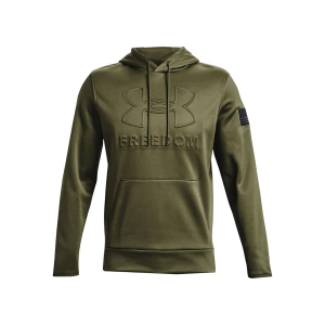 Men's Under Armour Freedom Emboss Graphic Hoodie Small Green