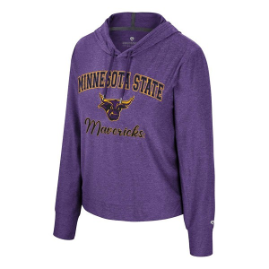 Minnesota State Mavericks Colosseum Women's Skipper T-Shirt Medium Purple