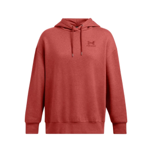 Women's Under Armour Essential Fleece Hoodie Small Orange