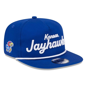 Kansas Jayhawks New Era Team Golfer Adjustable Hat One Size Royal