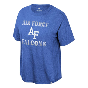 Air Force Falcons Colosseum Women's Stereotypical Oversized T-Shirt Large Royal
