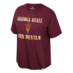 Arizona State Sun Devils Colosseum Women's Stereotypical Oversized T-Shirt 2XLarge Maroon