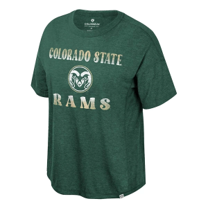 Colorado State Rams Colosseum Women's Stereotypical Oversized T-Shirt 2XLarge Forest