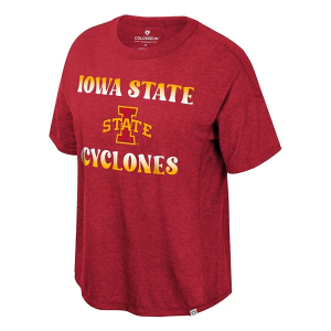 Iowa State Cyclones Colosseum Women's Stereotypical Oversized T-Shirt Small Cardinal