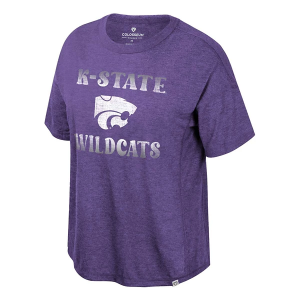 Kansas State Wildcats Colosseum Women's Stereotypical Oversized T-Shirt 2XLarge Purple
