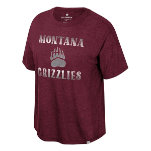 Montana Grizzlies Colosseum Women's Stereotypical Oversized T-Shirt 2XLarge Maroon