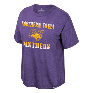 Northern Iowa Panthers Colosseum Women's Stereotypical Oversized T-Shirt 2XLarge Purple