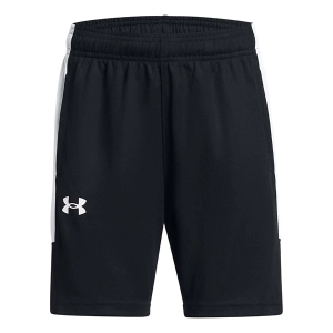Girls' Under Armour Zone Shorts Medium Black/White