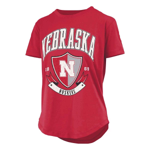 Nebraska Cornhuskers Pressbox Women's Buckler T-Shirt Large Red