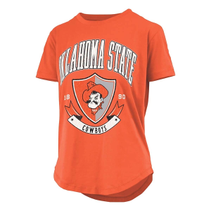 Oklahoma State Cowboys Pressbox Women's Buckler T-Shirt Small Orange