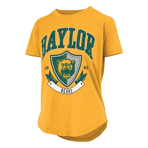 Baylor Bears Pressbox Women's Buckler T-Shirt Medium Gold