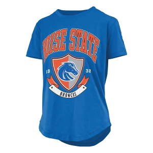 Boise State Broncos Pressbox Women's Buckler T-Shirt Small Royal