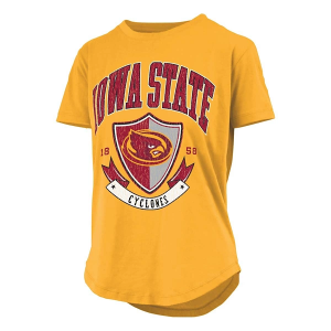 Iowa State Cyclones Pressbox Women's Buckler T-Shirt Large Gold