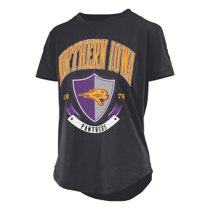 Northern Iowa Panthers Pressbox Women's Buckler T-Shirt Medium Black