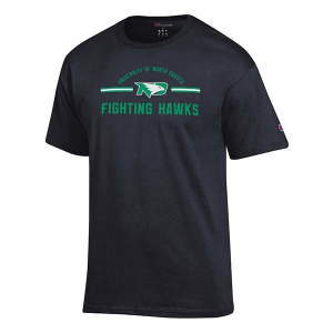 North Dakota Fighting Hawks Champion Fresh 24 T-Shirt 2XLarge Black
