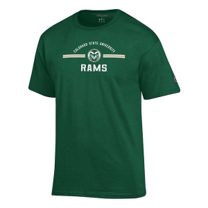 Colorado State Rams Champion Fresh 24 T-Shirt Large Dark Green