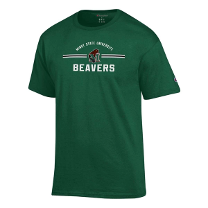 Minot State Beavers Champion Fresh 24 T-Shirt 2XLarge Dark Green