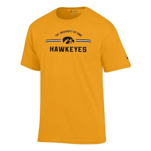 Iowa Hawkeyes Champion Fresh 24 T-Shirt XLarge Gold