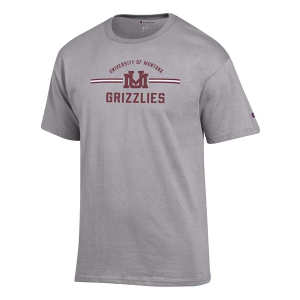 Montana Grizzlies Champion Fresh 24 T-Shirt 2XLarge Heather Grey
