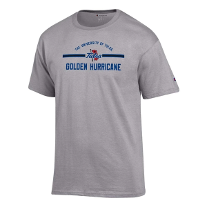 Tulsa Golden Hurricanes Champion Fresh 24 T-Shirt Medium Heather Grey
