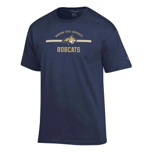 Montana State Bobcats Champion Fresh 24 T-Shirt Medium Navy