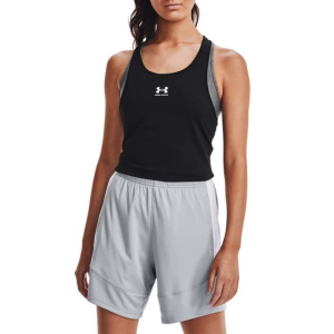 Women's Under Armour HeatGear Compression Scoop Neck Tank Top Medium Black