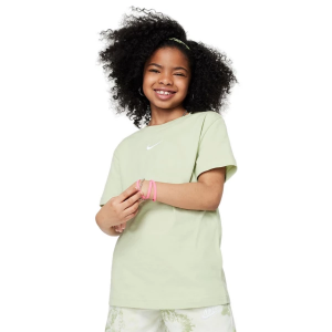 Kids' Nike Sportswear Essential Boyfriend T-Shirt Small Olive Aura