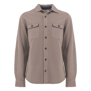 Men's Old Ranch Sprague Long Sleeve Button Up Shirt Medium Cinder