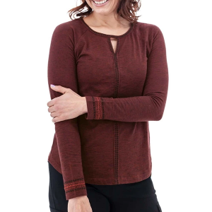 Women's Aventura Rafferty Embroidered Long Sleeve Shirt XLarge Sun-Dried Tomato