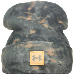 Men's Under Armour Halftime Printed Beanie One Size Fresh Clay/Afterglow