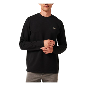 Men's TravisMathew Man About Town Golf Crewneck Sweatshirt Large Black