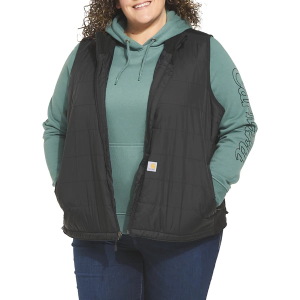 Women's Carhartt Rain Defender Relaxed Fit Lightweight Vest 2X Black