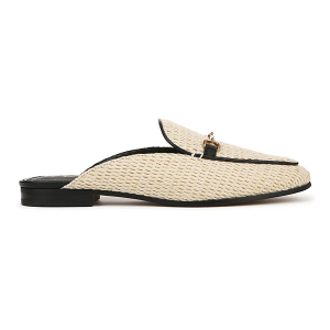 Women's Sam Edelman Linnie Dress Mules Regular 10 Linen