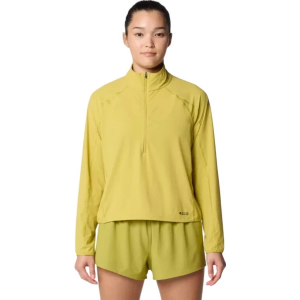 Women's Mountain Hardwear Sunshield(TM) Long Sleeve 1/2 Zip Medium Bright Olive