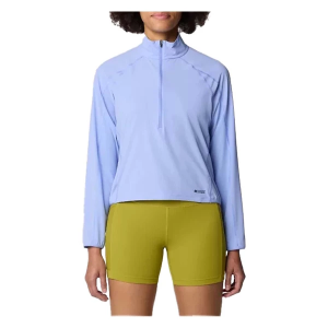 Women's Mountain Hardwear Sunshield(TM) Long Sleeve 1/2 Zip XSmall Light Illusion