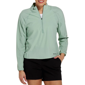 Women's Mountain Hardwear Sunshield(TM) Long Sleeve 1/2 Zip Small Mineral Spring
