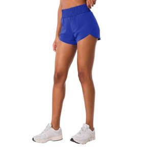 Women's Spanx High-Rise Active Shorts Small Cerulean Blue