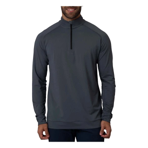 Men's Swannies Colt Long Sleeve 1/4 Zip Medium Graphite
