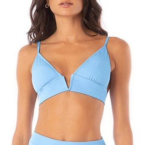 Women's Maaji Parade Swim Bikini Top Contemporary Medium Stone Blue