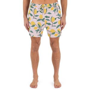 Men's Hurley Phantom Poolside Combo 16" Swim Trunks Small Pink