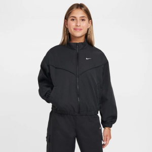 Girls' Nike Sportswear Oversized Jacket Medium Black/White