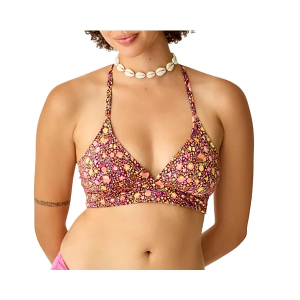 Women's Carve Designs Dahlia Swim Bikini Top Sporty Large Garden