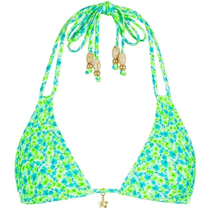 Women's Kulani Kinis Halter Bralette Swim Bikini Top Juniors Small Apple Blossom