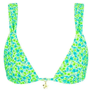 Women's Kulani Kinis Slide Bralette Swim Bikini Top Juniors Medium Apple Blossom