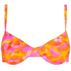 Women's Kulani Kinis Ditzy Underwire Swim Bikini Top Juniors XLarge Honey Baby